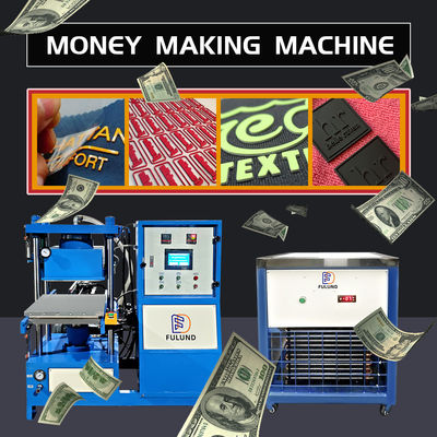 Hydraulic Rubber Mold Vacuum Vulcanizing Press Machine Semi Automatic